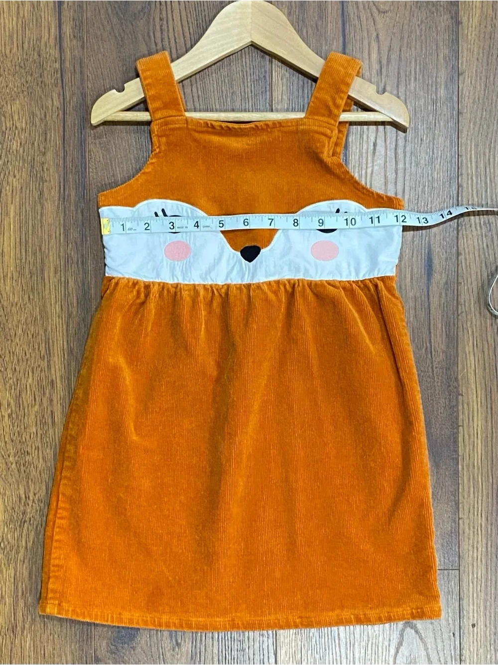 Gymboree Girls ‘Autumn Adventures’ Corduroy Fox Jumper and Tights Size 6